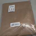 RYB HOME Outdoor Curtains for Patio - 2 Panels Detachable Sticky Top Outdoor Curtains Waterproof Blackout Privacy Thermal Insulating for Pergola Balcony Porch Arbor, W 52 x L 72 inch, Mocha