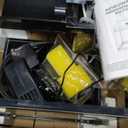 AQQA 3.7 Gallon Aquarium Starter Kit Small Glass Fish Tank with Filter and Light (10 Colors Adjustable) Desktop Self-Cleaning Betta Fish Tank Kit Office & Home Decor Idea (Black)