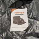 DEKEMASTER Stadium Seats with Back Support - Portable Bleacher Chairs with Back and Cushion, 6 Adjustable Positions Padded Bleacher Seat for Sport Events Camping Fishing (Extra Wide - 25", Black 1pc)