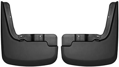 Husky Liners Custom Mud Guards | Fits 2019-2025 Chevrolet Silverado 1500 (Excludes ZR2, LT Trail Boss, Custom Trail Boss) | Front Set, 2-pc Black - 58261