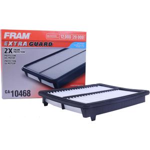 FRAM Extra Guard CA10468 Replacement Engine Air Filter for Select Acura and Honda Models, Provides Up to 12 Months or 12,000 Miles Filter Protection