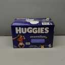 Huggies Size 6 Overnites Baby Diapers: Overnight Diapers, Size 6 (35+ lbs), 72 Ct