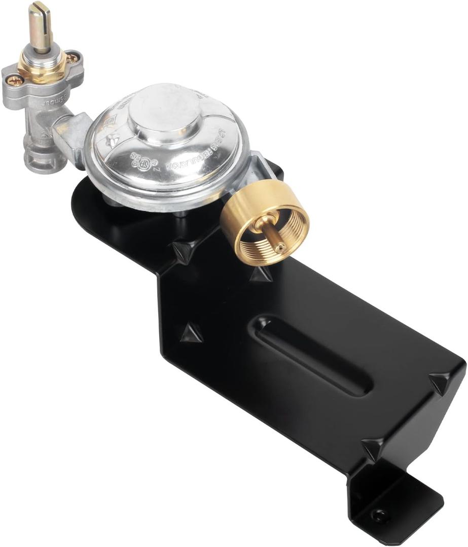 Valve Regulator for Weber Q100 Q120 Series 386001 386002 516002 516501 Gas Grills, Replacement Parts for Weber 80477 Valve Regulator Assembly