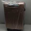 Luggage Sets 3 Piece, 20 Inch Carry on Luggage and 24 Inch Suitcases with Wheels Spinner, Durable Hard Shell Suitcase Set, Expandable Travel Suitcase, Pink