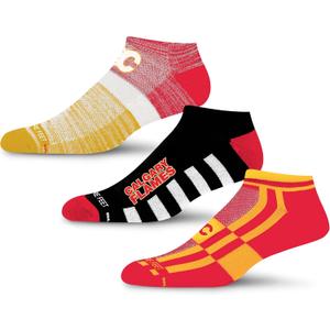 For Bare Feet Stripe Stack 3 Pack (Large, Team Color)