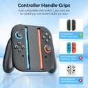 HUDOBBYE Switch 2 Grip for Nintendo Switch 2 Joy con- Comfortable Anti-Slip Joy Con Magnetic Mount Accessory, Controller Grip Without Charging Function, Compatible with Switch 2 Joycon