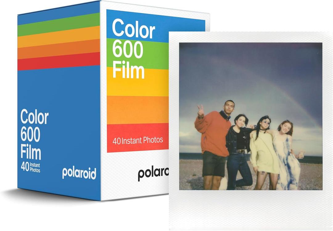 Polaroid Color Film for 600 x40 Pack, 40 Photos (6013), Instant Photo