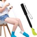 Sock Aid Device for Seniors, Easy On Easy Off Device for Putting On Socks and Removing Socks Or Stockings, Sock Assistant Device No Bending, Sock Puller Aid for Men and Women with Limited Mobility