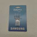 SAMSUNG EVO Plus Full Size 128 GB SDXC Card 130MB/s Full HD & 4K UHD, UHS-I, U3, V30 (MB-SC128K/AM)