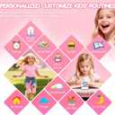 Kids Games Watch, Smart Kids Watch with 26 Puzzle Games, Touch Screen, Alarm Clock, HD Camera, Toys for Ages 4-12 Years Old, Birthday Gift for Girls(Pink)