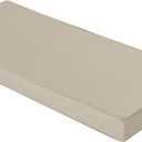 Outdoor Bench Cushion 59 x 18 Inch Thick Waterproof Porch Swing Cushions with Tie Patio Furniture Chair Cushion Bench Pad Color Fastness Backyard Seat Pads, Cream, 59"x18"x3"