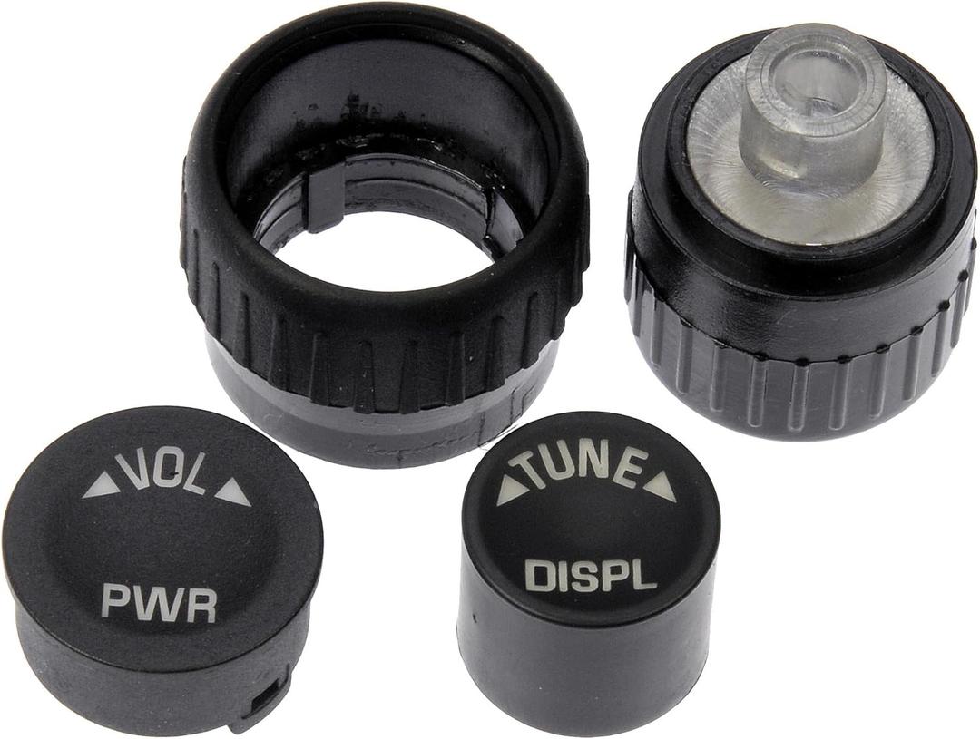 Dorman 76874 Radio Knob Assortment Compatible with Select Models, 4 Piece