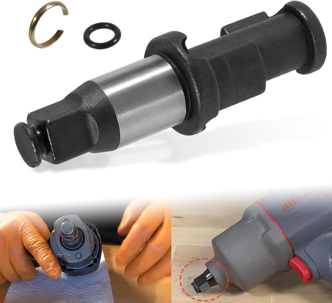 1/2 Air Impact Anvil with O-ring and Retainer Clip for Ingersoll Rand IR2235TiMax & IR2235QTiMax