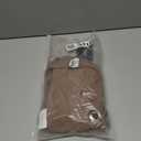 YEOREO Kyla Women Crop Top Long Sleeve Padded Sports Low Medium Impact Yoga Shirt Workout Brown XL