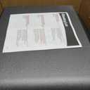SentrySafe Black Fireproof and Waterproof Safe, File Folder and Document Box with Key Lock, Ex. 14.3 x 15.5 x 13.5 inches, HD4100