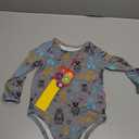 EASWEET Bamboo Viscose Baby Boy Bodysuit Soft Long Sleeve Infant Baby Romper, Robot Team, 18-24 Months