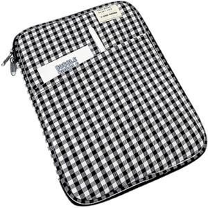 11Inch Cute Puffy Laptop Sleeve Fairycore Carrying Laptop Bag Cover Kawaii Tablet Liner Pouch Cottagecore Office Accessories (11inch,Black)