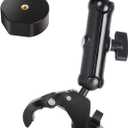 UBeesize Starlink Mini Mount 2024, Adjustable Clamp Mount Accessories for Starlink Mini Roof Rack RV Ladder Pole Mounting Kits, for 2024 Old Version Pipe Adapter