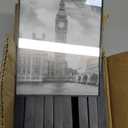 GOmaize Front Loading Black Picture Frame 5x7 Set of 10 Wall and Table Mounting