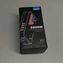 Upgraded 2200W Voltage Converter US to Europe, 220V to 110V Converter for European Travel for Hair Dryer Straightener Curling Iron, 2300W Power with USB for Tablet Camera Cell Phone