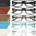 Gaoye Reading Glasses Men/Women, Eyeglasses, Blue Light Readers for Men/Women, Computer Eye Glasses, Cheaters, 0.75 x