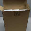 6 Pack Glass Apothecary Jars with Lids Bamboo Bathroom Accessories Cotton Balls Pads Swabs Holder Jar Bathroom Canisters for Vanity Accessories Storage