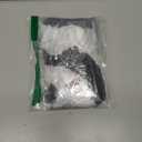 Civaner Black and White Christmas Tree Skirt 24 Inch Ruffle Tree Skirt Fluffy Christmas Mat Farmhouse Decoration for Holiday Party Mnini Xmas Decoration