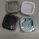 Kathfly 4 Pcs Assorted Colors Hair Tie Organizer Portable Hair Accessory Storage Containers Stackable Tie Bobby Pin Holder Home Cotton Swab Dispenser Accessories Jewelry Organizer Box