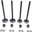 Intake Valve Exhaust Valves Seals Kit Fit for Polaris Predator 500 2003-2007 Outlaw 500 2006-2007 Replace 3087981 3087982