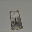 Compatible for iPhone 17 Pro Cases with Design, Cute Transparent Designer Phone Case for Women Girls Girly with Heavy Duty Protective Bumper (Clear Paris City Eiffel Tower)