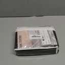 D&J Zipper Fitted Sheet Made of 100% Pure Microfiber Fabric Super Soft- Twin Size Upto 12 Inch Deep Pocket- Dark Grey Color (Twin[39 X 75+12"])