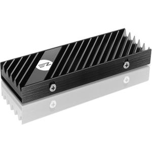 EZDIY-FAB M.2 SSD Heatsink 2280, Double-Sided Heat Sink, High Performance Radiator for PC / PS5 PCIE NVME or SATA M.2 - Black
