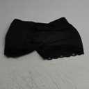 AOSBOEI Boyshort Underwear for Women Butt lifting Shapewear Tummy Control Panties Lace Under Slip Shorts for Dress XL Black