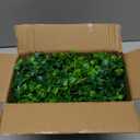 Dolicer 2 Packs Eucalyptus Garland with LED Lights String, 12FT Faux Eucalyptus Greenery Garland, Artificial Hanging Green Leaves Vine Wedding Backdrop Arch Wall Table Decor (Green)