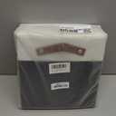 Temary 11 inch Cube Storage Bin 4 Pack Fabric Storage Cubes for Home, Fabric Storage Bin Storage Cube Bins with Leather Handles(White&Black)