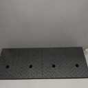 DNA MOTORING 1pcs 5.9" Rise Rubber Curb Ramp Heavy Duty Loading Driveway Ramp Threshold Ramp 38.6 in L x 15 in W x 5.9 in H for Loading Dock, Warehouse, Wheelchair, Motorcycles, Cars, TOOLS-00647