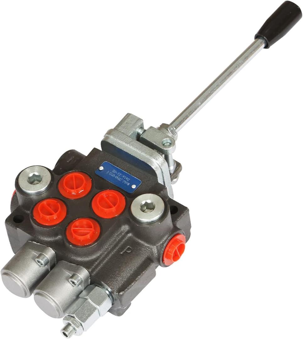 2 Spool 11GPM Hydraulic Control Valve 3600PSI BSPP Double Acting Hydraulic Directional Control Valve