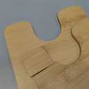 Expandable Pot Lid Organizer with 8 Adjustable Dividers, Bamboo Pots and Pans Organizer Under Cabinet, Kitchen Cookware Holder Rack