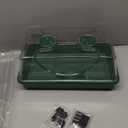 Medium Seed and Herb Domed Propagator with Vented Side Height Extension and Security Clip Set,Green