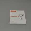 Margarita Salt Rimmer Set for Cocktails, Sugar and Salt Rimmer Tray for drinks, Wood Bamboo Glass Rimmer for Margarita Rim, Essential bar tools for Party (1 tier)