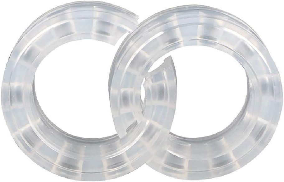 DEDC Car Shock Absorber, Auto Spring Bumper Cushion, Automotive Suspension Shock Absorber Performance Booster Kit Universal Vehicle, Coil Spring Spacer 2 Pcs (Type C)