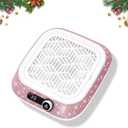 Professional Nail Dust Collector, 450Pa Suction & 3500 RPM Dust Collector Nail Tech, Compact Beginner-Friendly Salon Tool with Reusable HEPA Filter Salon & Home Use (Pink Diamond)