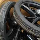 Knee Scooter Steerable Knee Walker Deluxe Medical Scooter for Foot Injuries Adult Compact Crutches,Supports Up to 300 lbsBlack