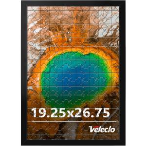 19.25x26.75 Picture Frame for Wall Display, 19.25x26.75 Black Picture Frame with Shatter Resistant Plexiglass, Stable and Sturdy Puzzle Frame for Wall Display, Handpicked Gift Collection