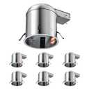 6 Pack 6 Inch Recessed Lighting Housing Remodel,Can Light Housing
IC Rated & Air Tight,E26 Connector,ETL Listed
