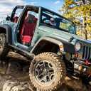 Door Off Mirror Compatible with Jeep Wrangler JK JL & Unlimited, Wider View Easy-Install Door Hinge Side Mirrors for Wrangler JK JL Unlimited