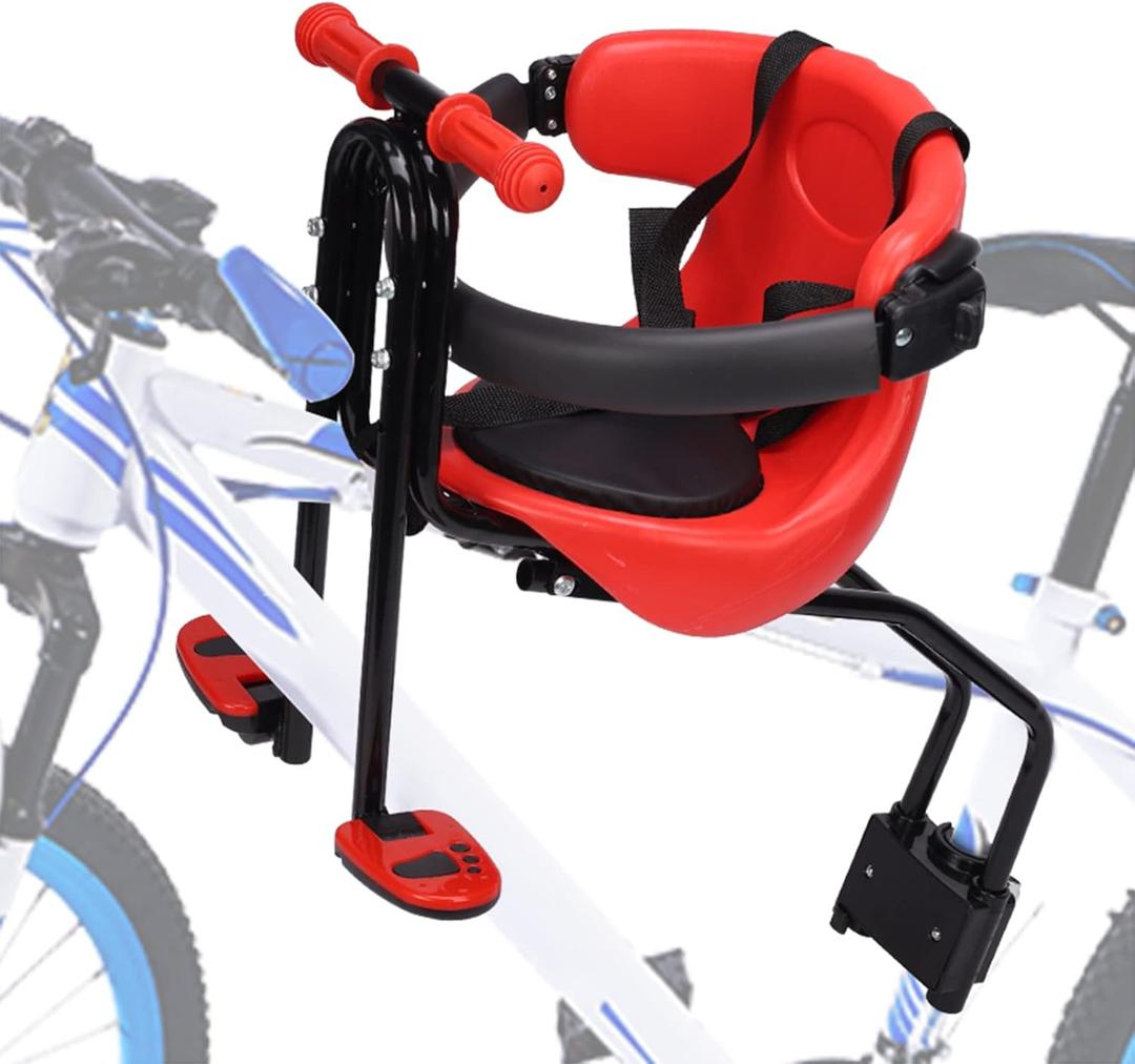 Kids Bike Seat - Front Mount Baby Bike Seat for Adult Bike, Kid Bike Seat,Child Seat for Bike,Safe and Comfortable