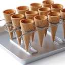 Wilton Cupcake Cones Baking Rack, 12-Cavity Ice Cream Cone Cupcakes Holder