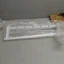 SSWBasics Adjustable White Costumer Stand  Single Arm Clothes Rack - Retail Clothing and Garment Display Stand  Ideal For Showcasing Hanging Items In Thrift Shops, Boutiques and Retail Stores