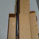 Ivilon Drapery Treatment Window Curtain Rod - Acrylic Ball 1 inch Pole. 28 to 48 Inch. Black